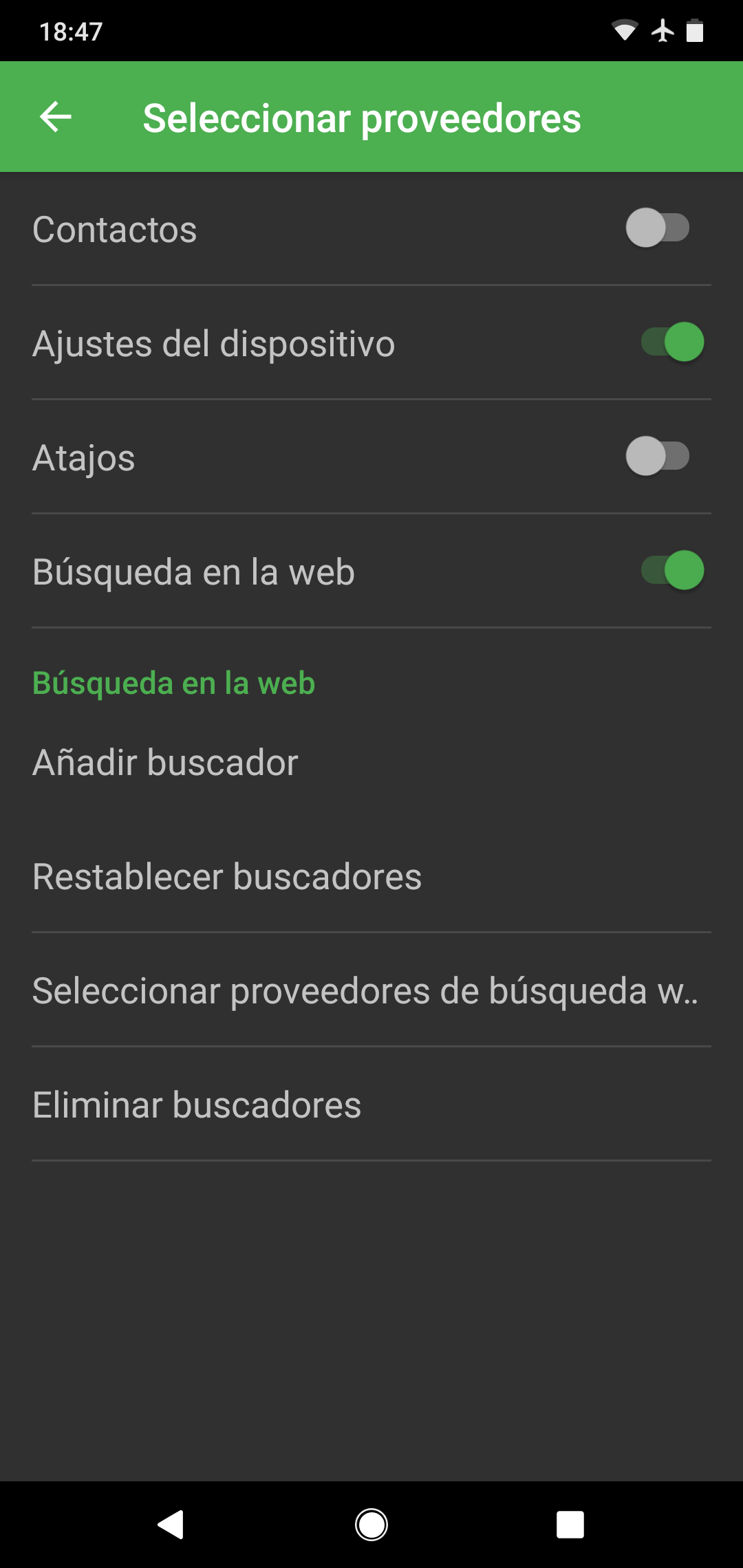 Proveedores